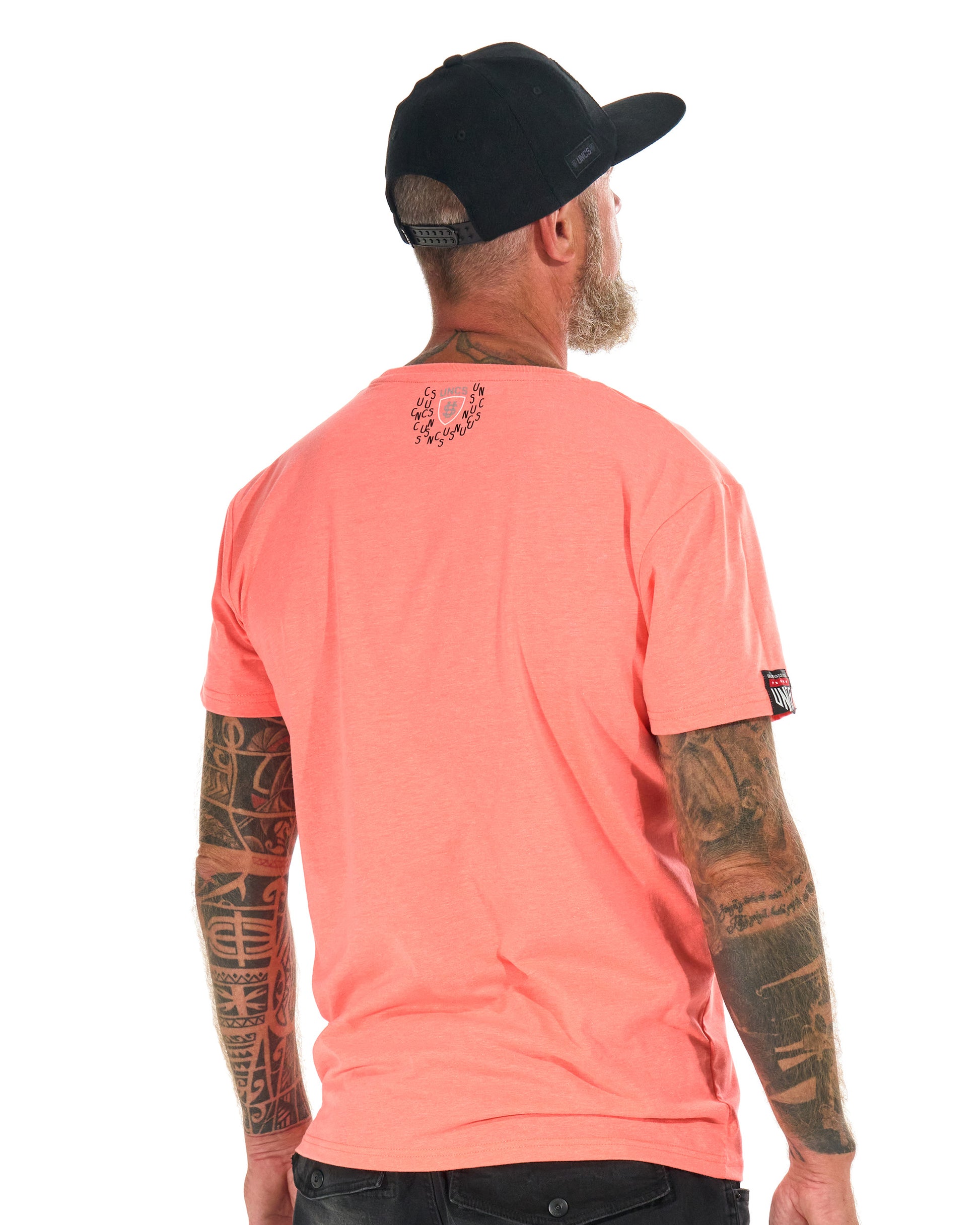 UNCS pánské oranžové tričko, streetwear styl pro motorkáře, kvalitní bavlna, velikosti až do 6XL.
