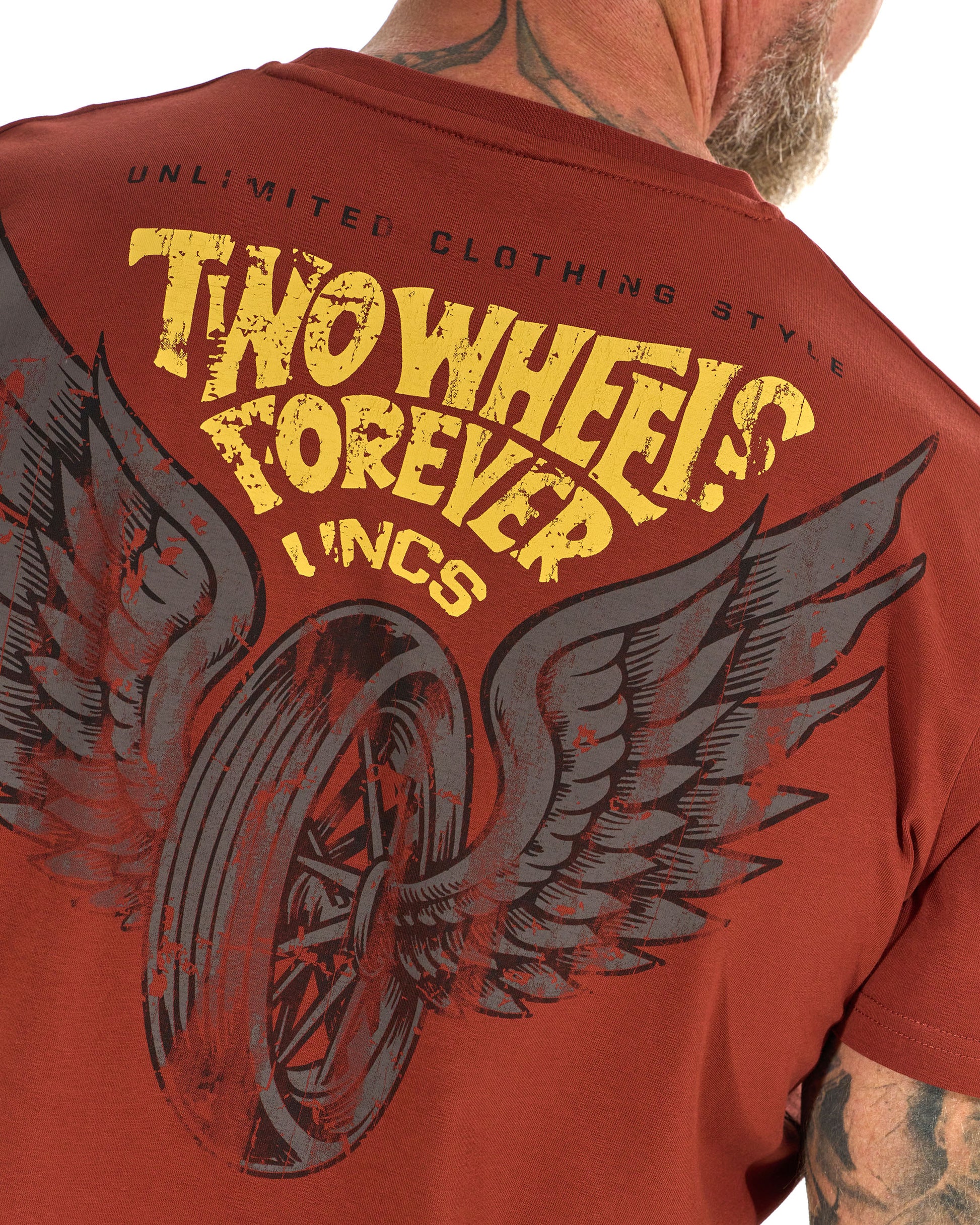Pánské triko TWO WHEELS II WINE