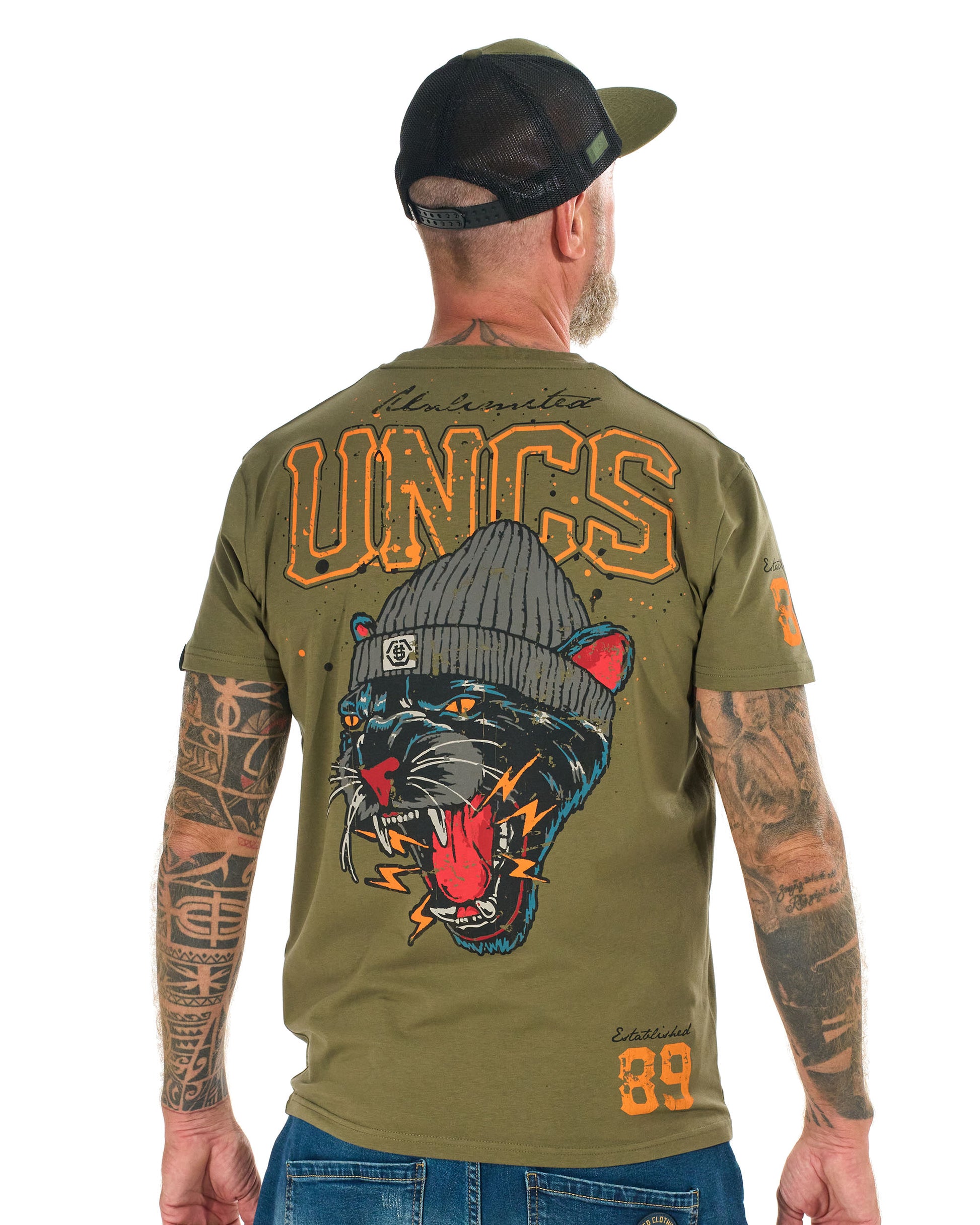 Pánské triko PANTHER KHAKI