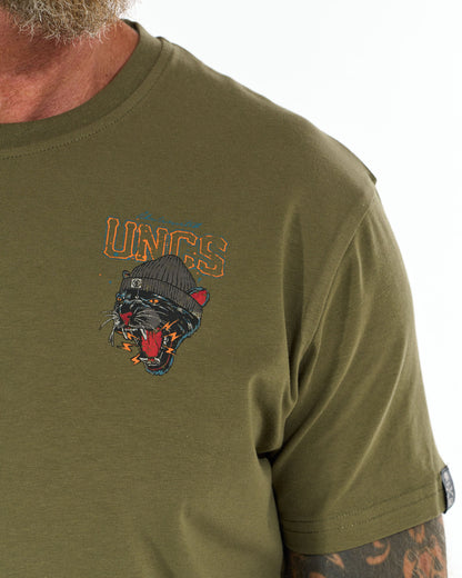 Pánské triko PANTHER KHAKI