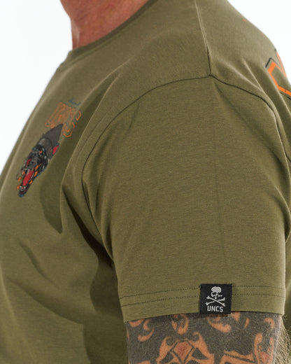 Pánské triko PANTHER KHAKI