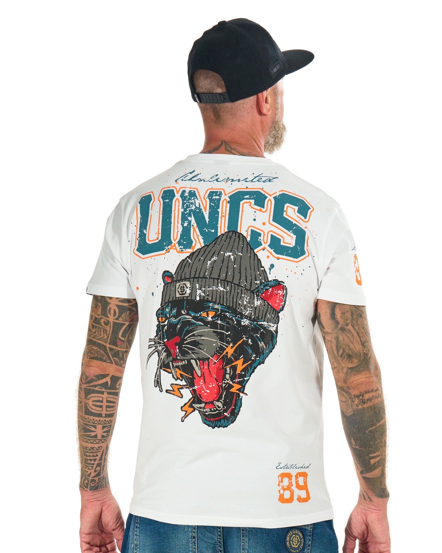 Pánské triko PANTHER WHITE