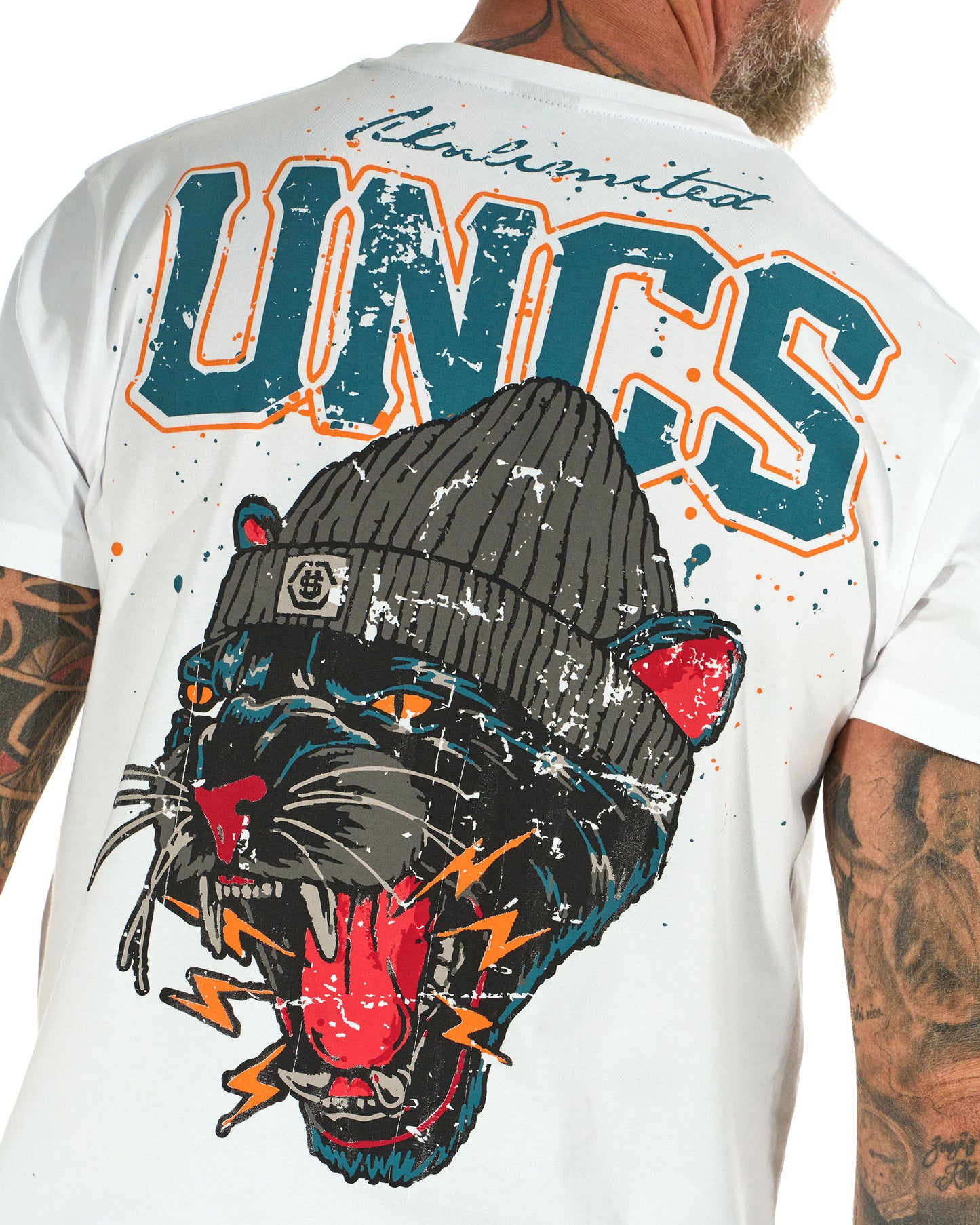 Pánské triko PANTHER WHITE