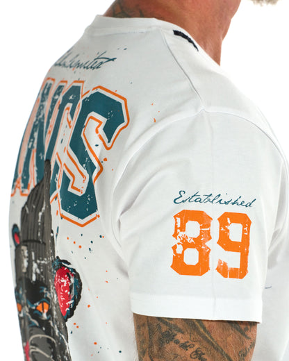 Pánské triko PANTHER WHITE