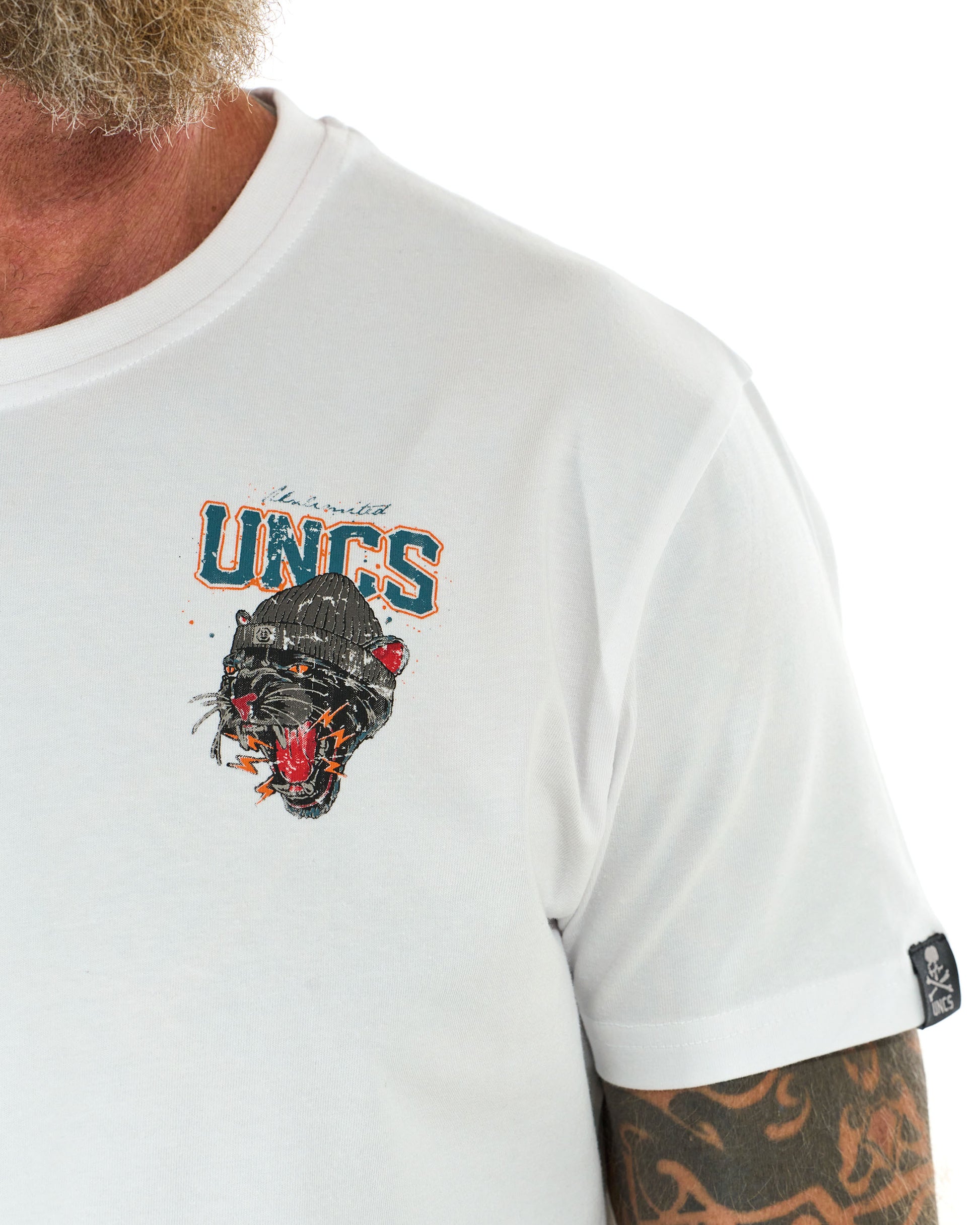 Pánské triko PANTHER WHITE