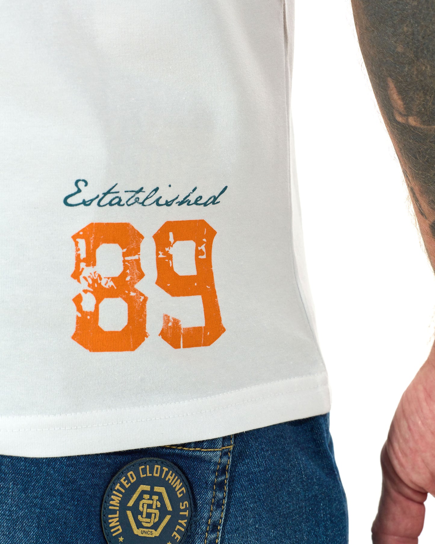 Pánské triko PANTHER WHITE