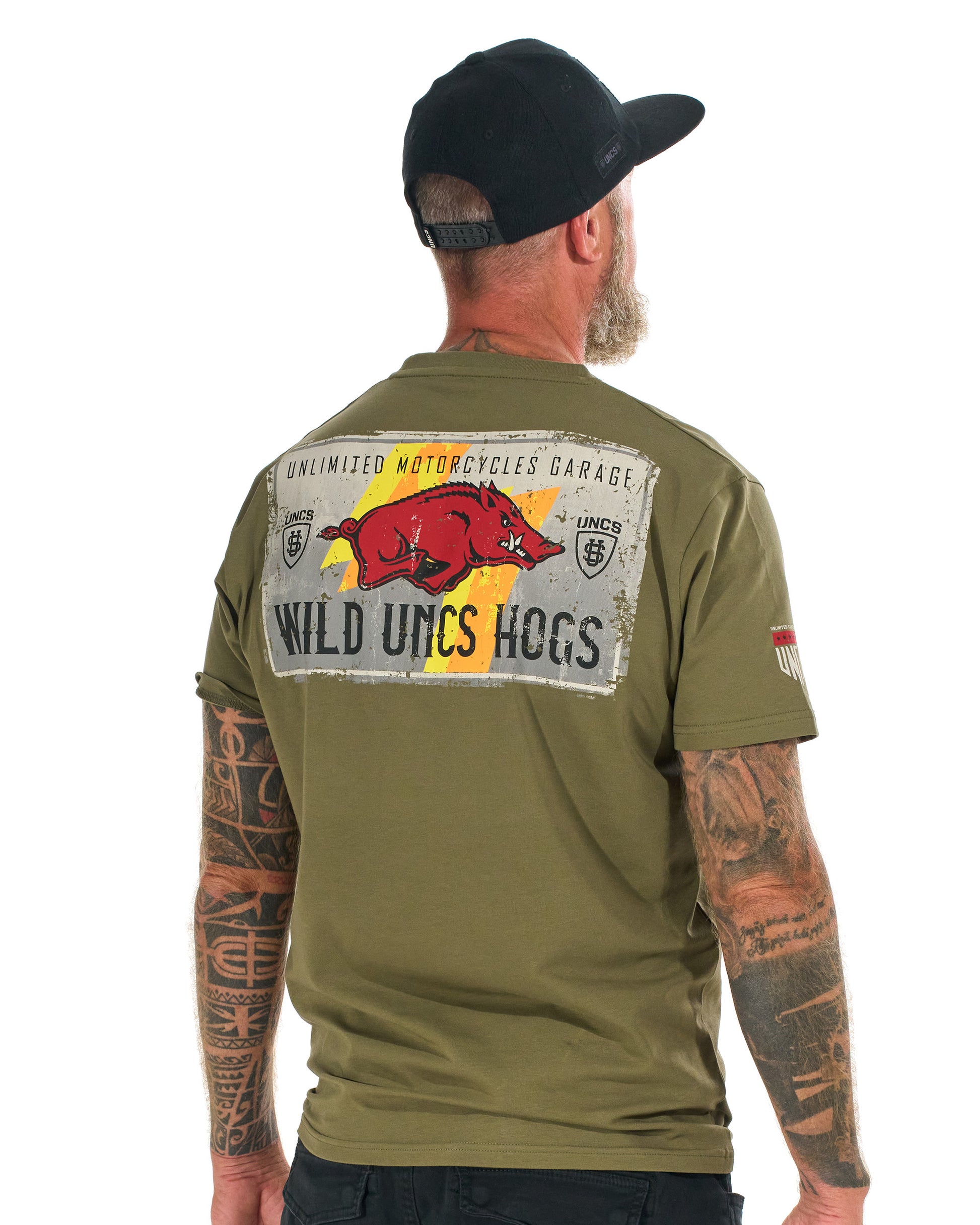 Pánské triko WILD HOGS KHAKI