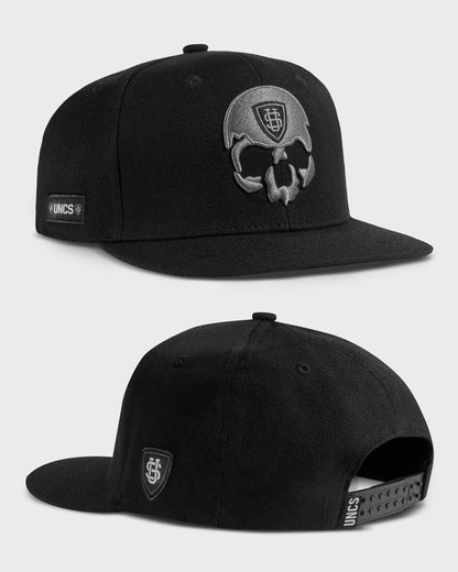 Pánská čepice SKULL BLACK/GREY
