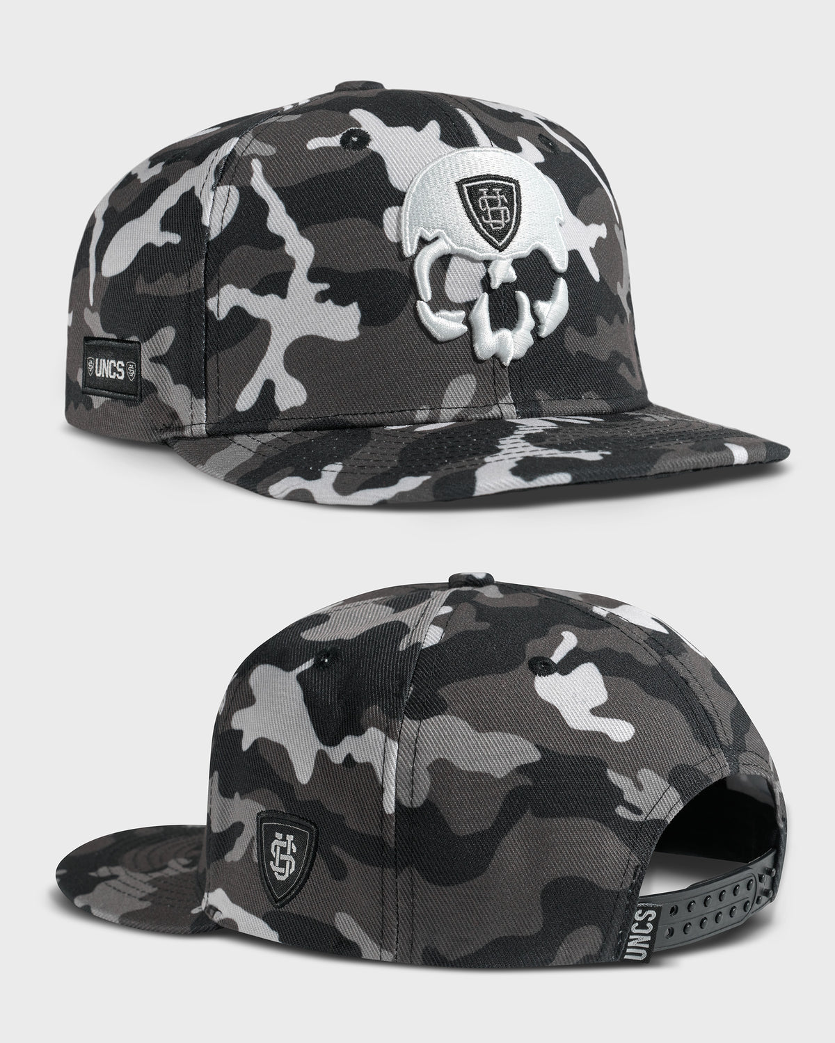 Pánská čepice SKULL GREY