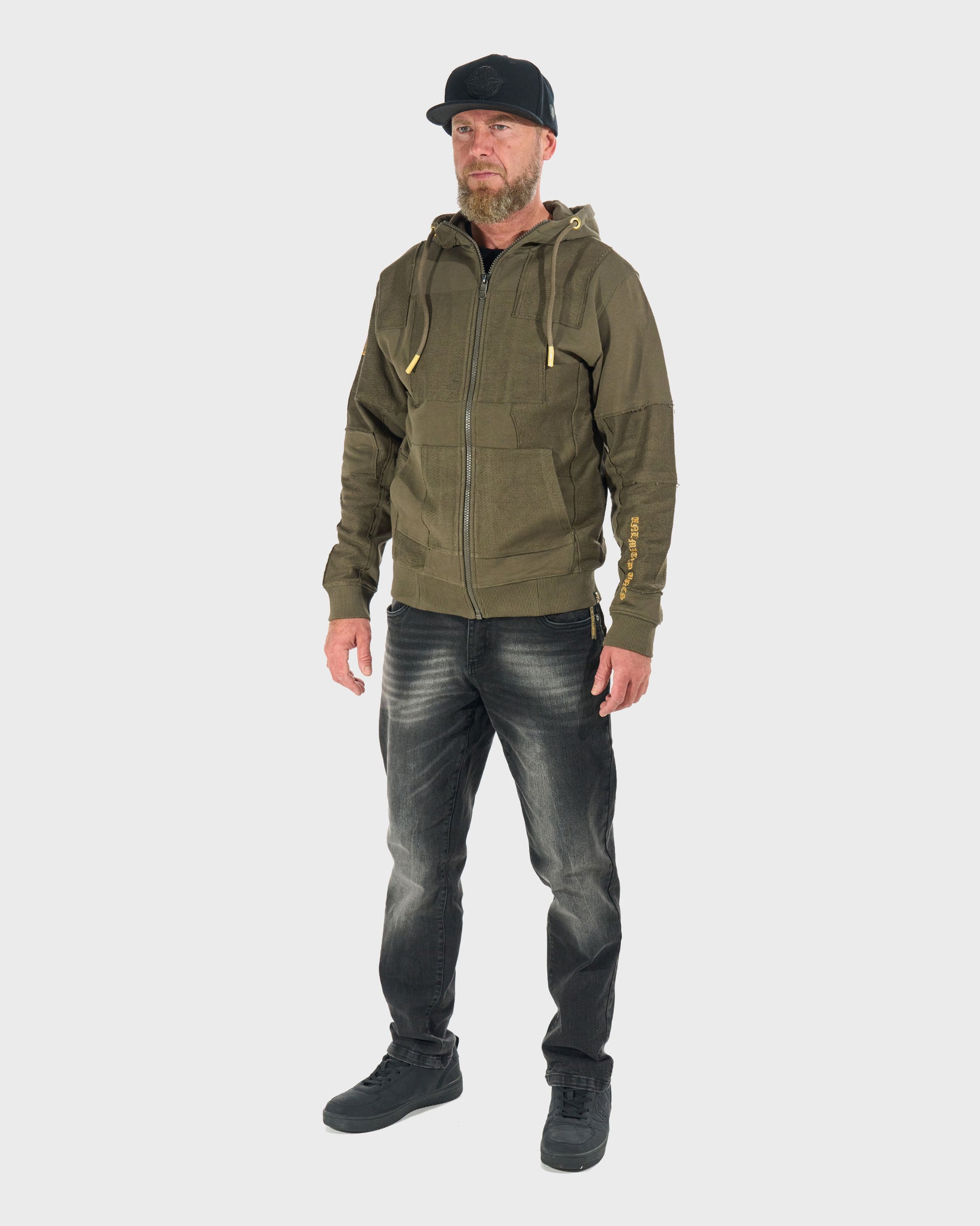 Pánská mikina CARTER III KHAKI