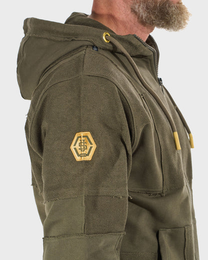 Pánská mikina CARTER III KHAKI