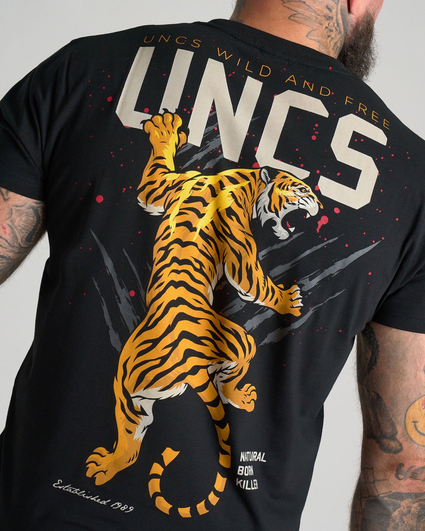 Pánské triko TIGER II BLACK