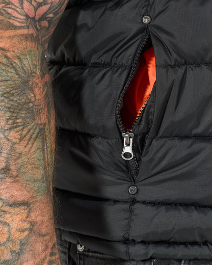 Pánská vesta FLINT II BLACK/ORANGE