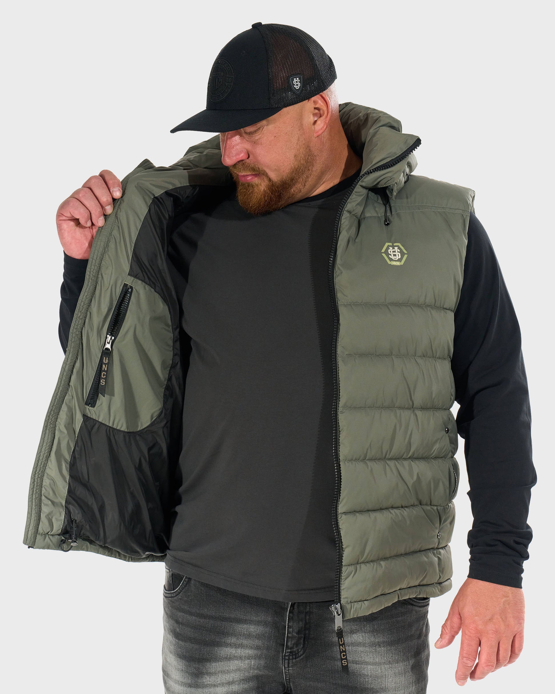 Pánská vesta FLINT II KHAKI