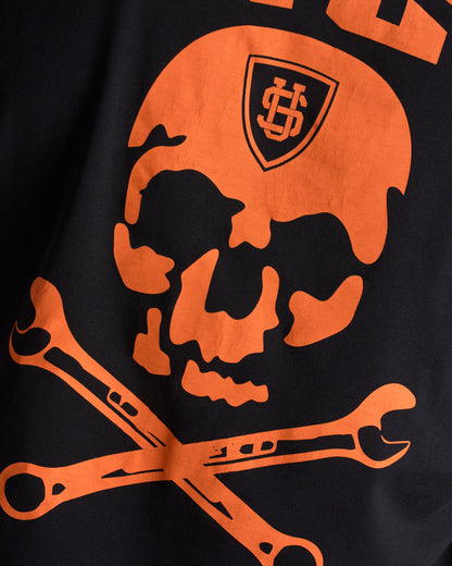 Pánské triko WRENCH BLACK/ORANGE