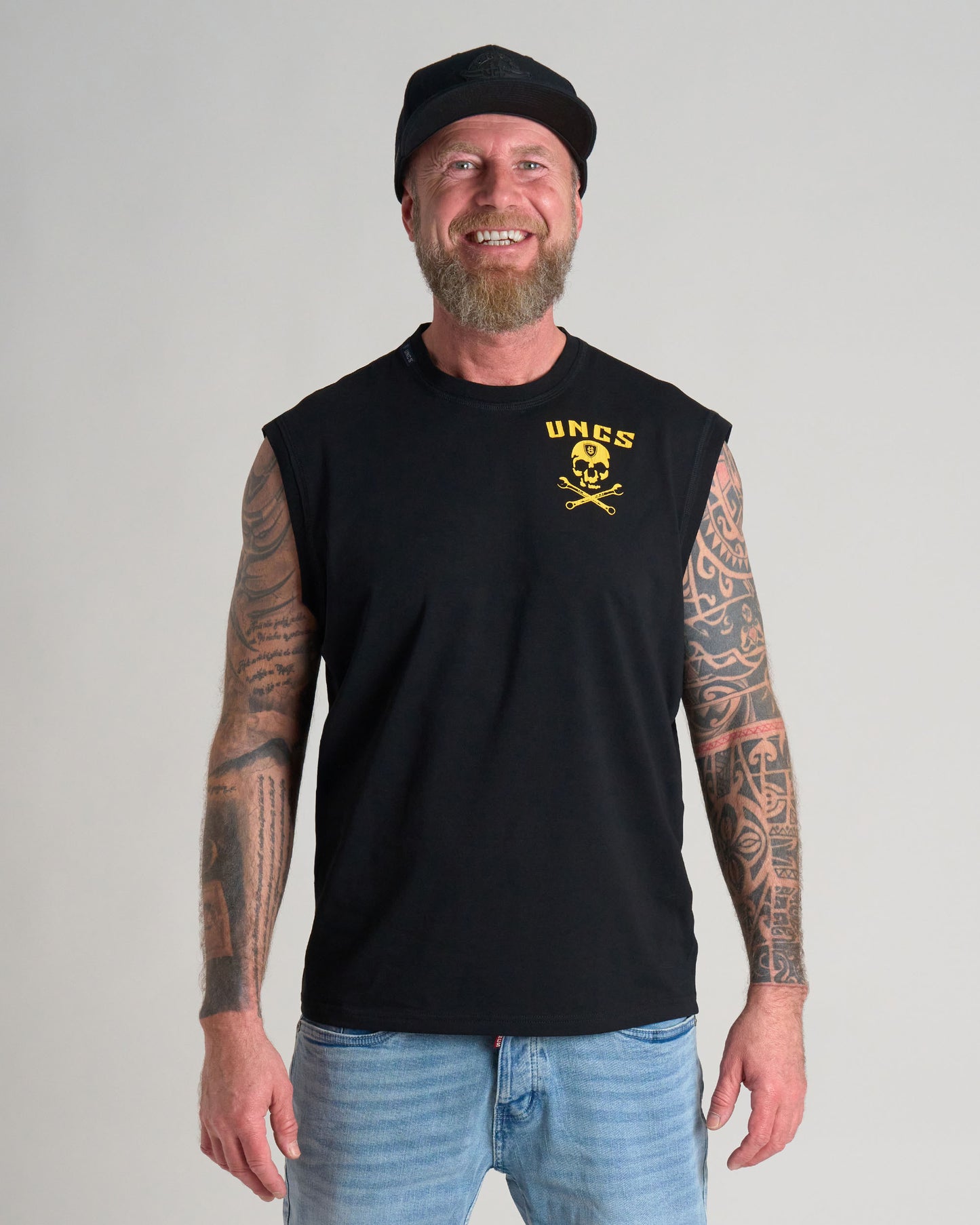 Pánské triko WRENCH BLACK/YELLOW