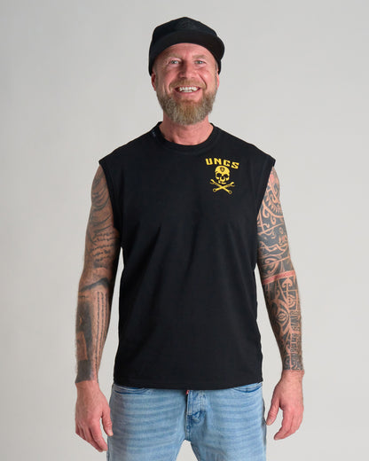 Pánské triko WRENCH BLACK/YELLOW