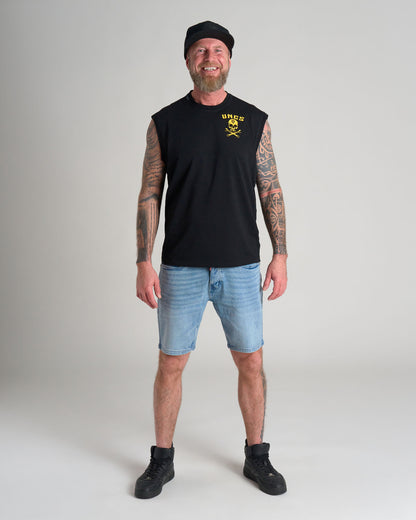 Pánské triko WRENCH BLACK/YELLOW