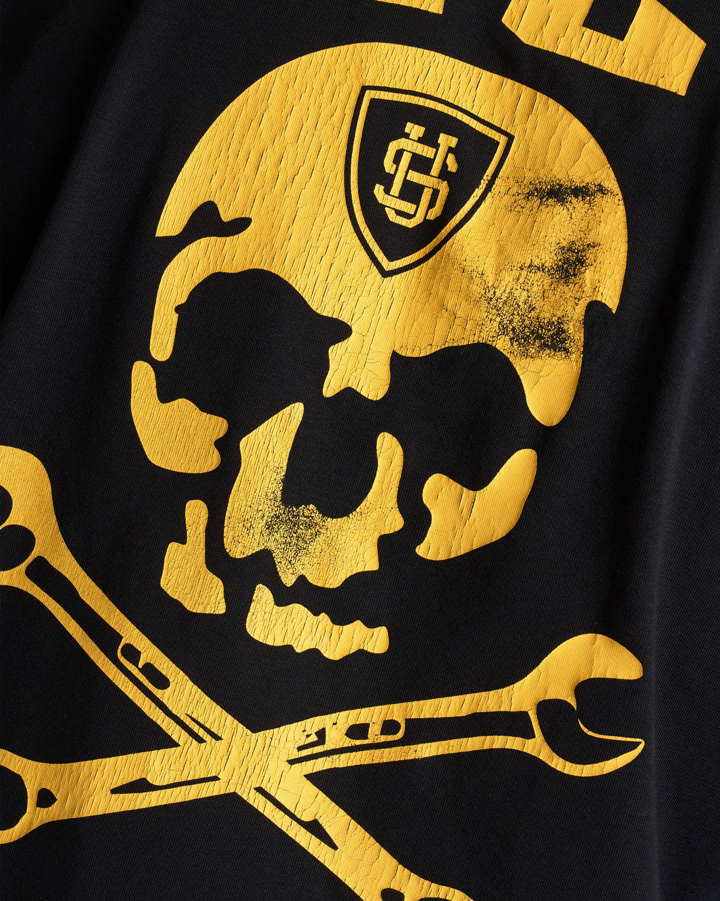 Pánské triko WRENCH BLACK/YELLOW