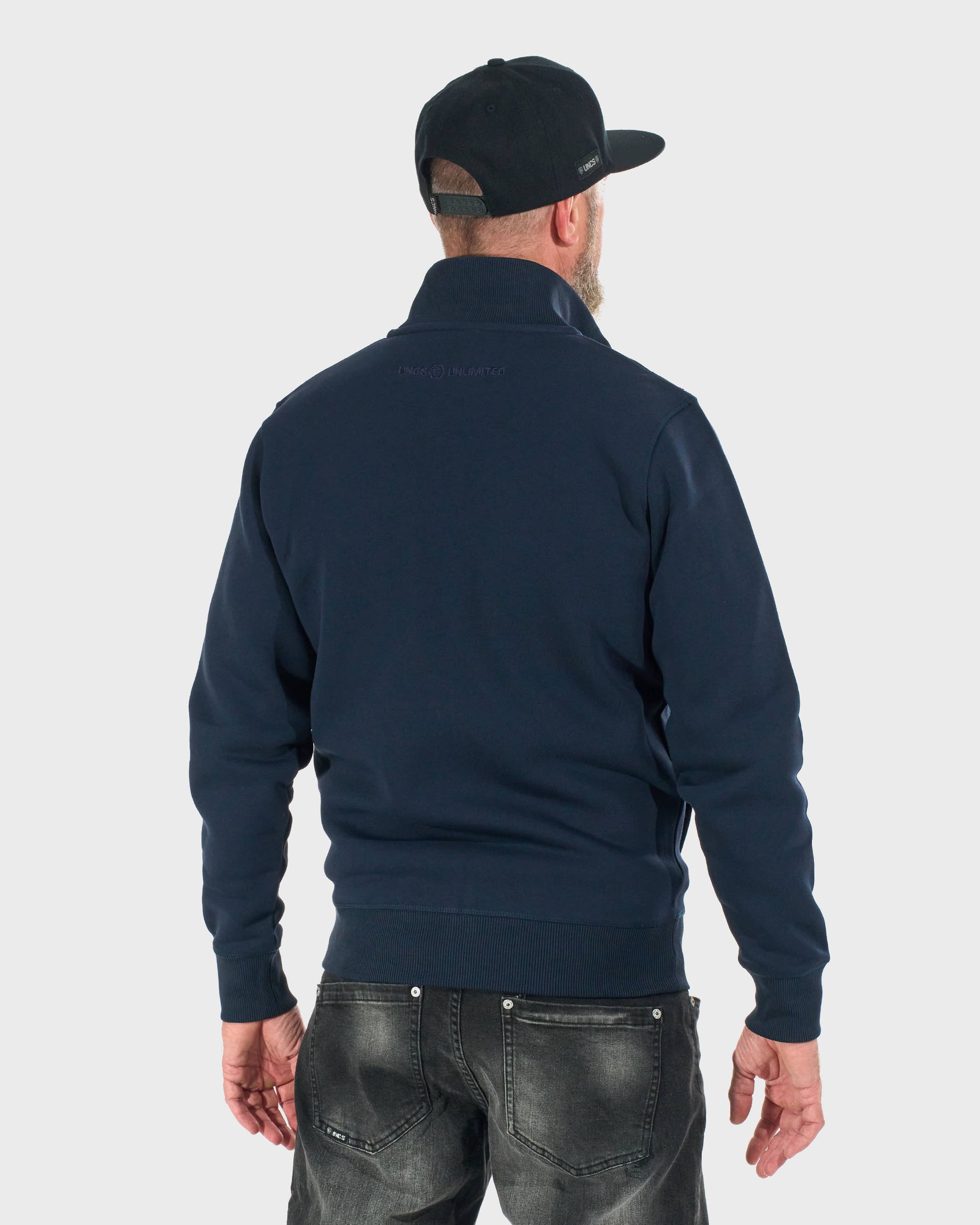 Pánská mikina HEXAGON DARK BLUE