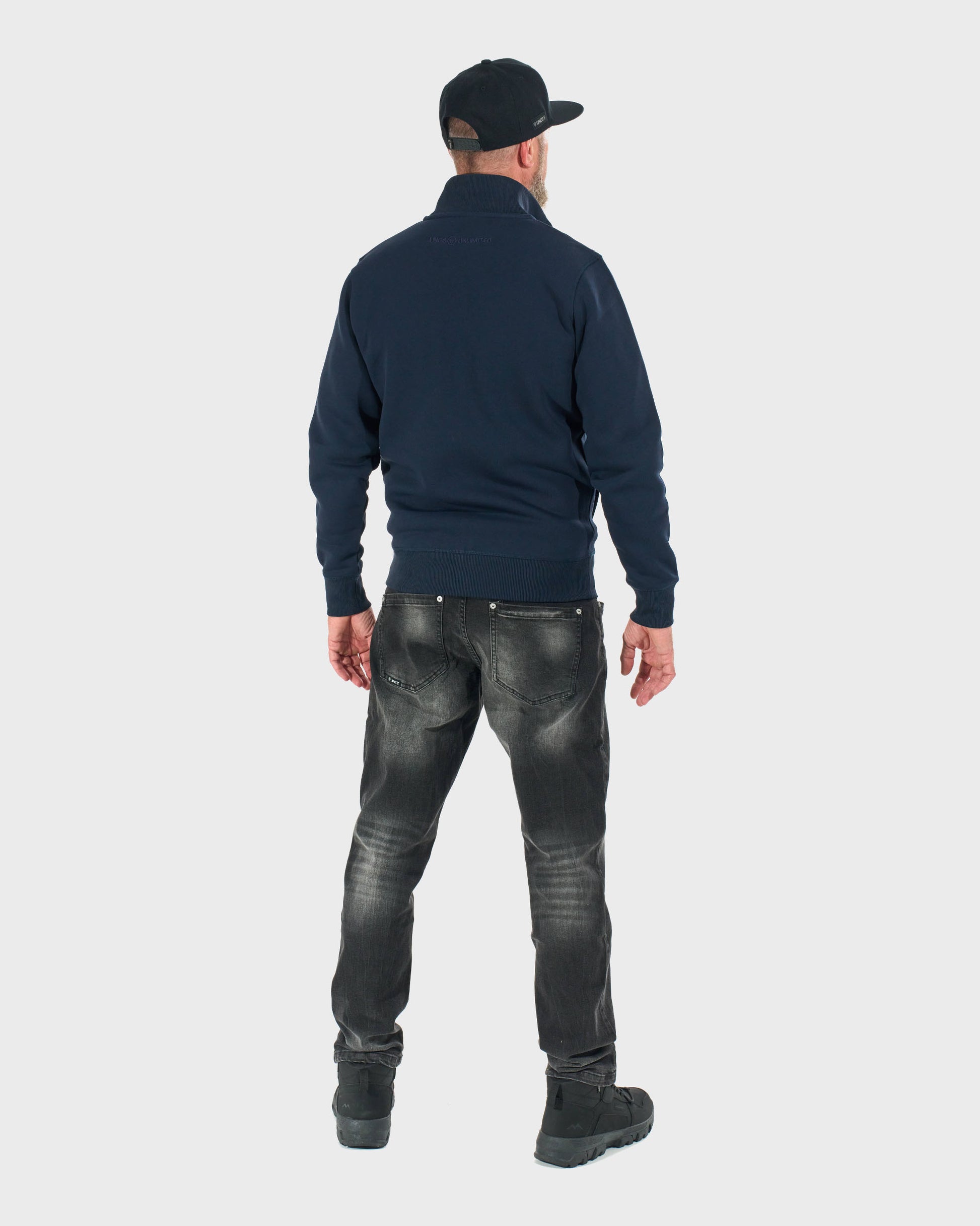 Pánská mikina HEXAGON DARK BLUE