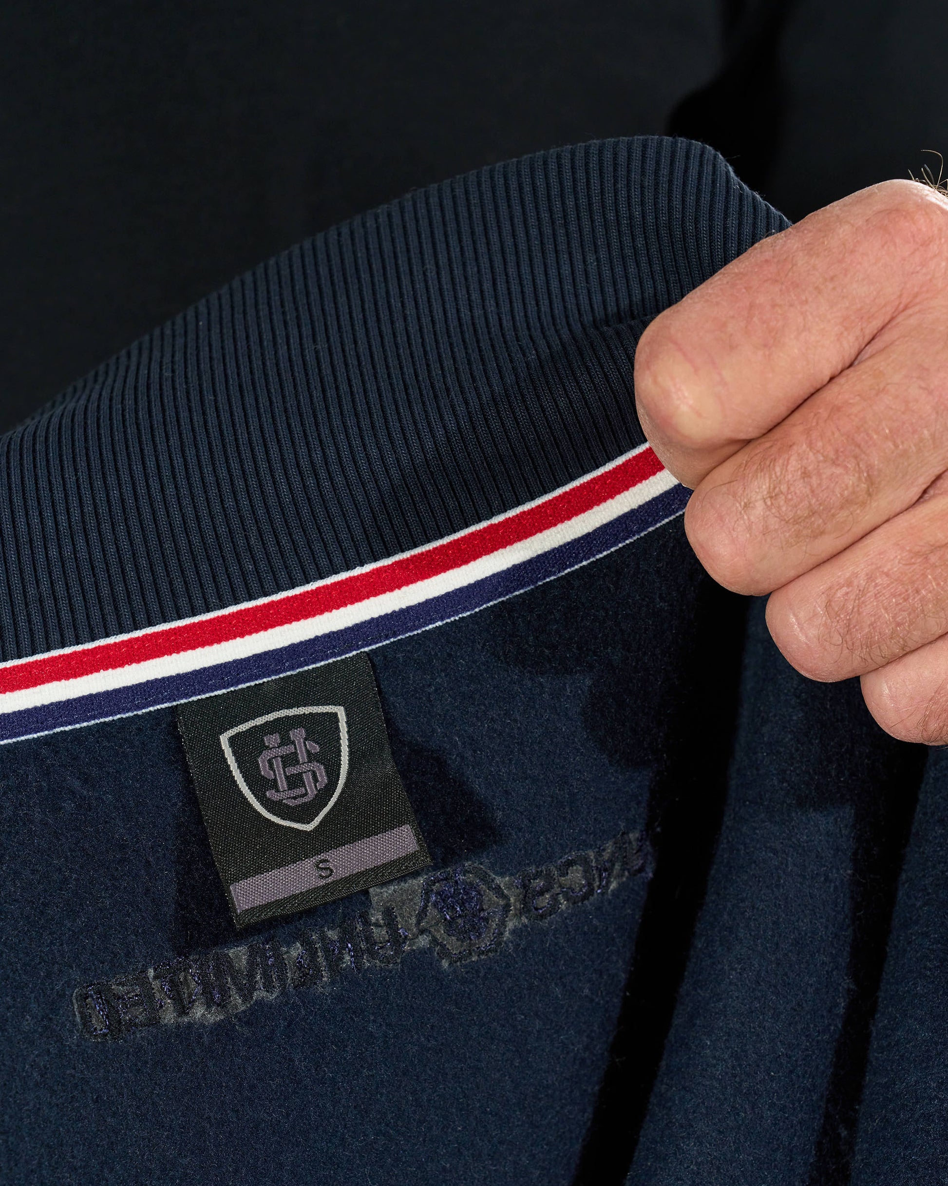Pánská mikina HEXAGON DARK BLUE