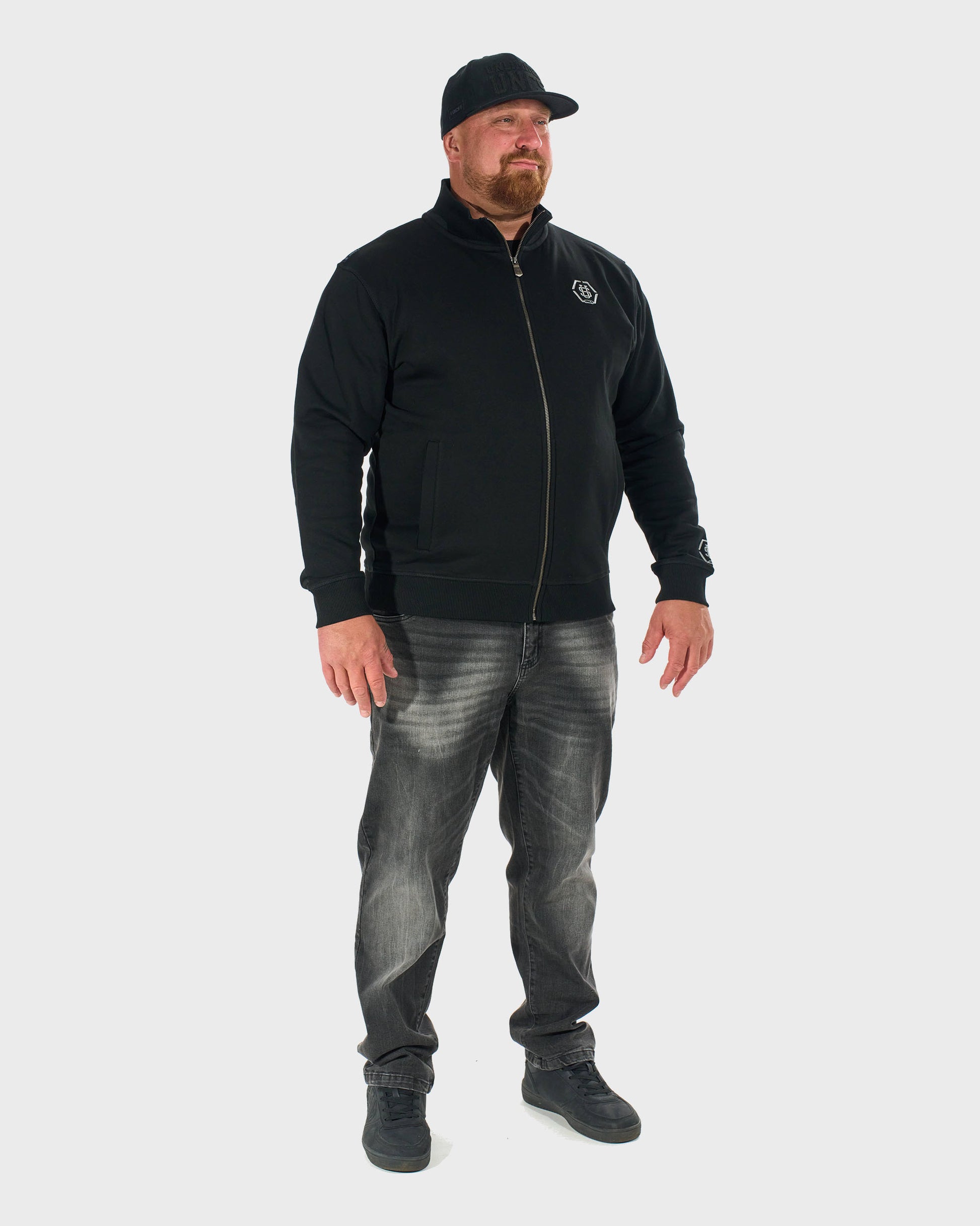 Pánská mikina HEXAGON BLACK