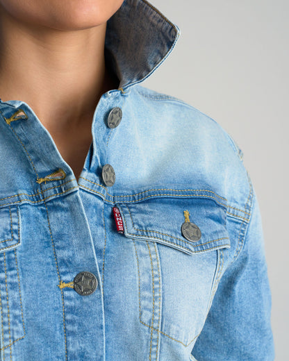 Dámská bunda KATHRYN DENIM BLUE