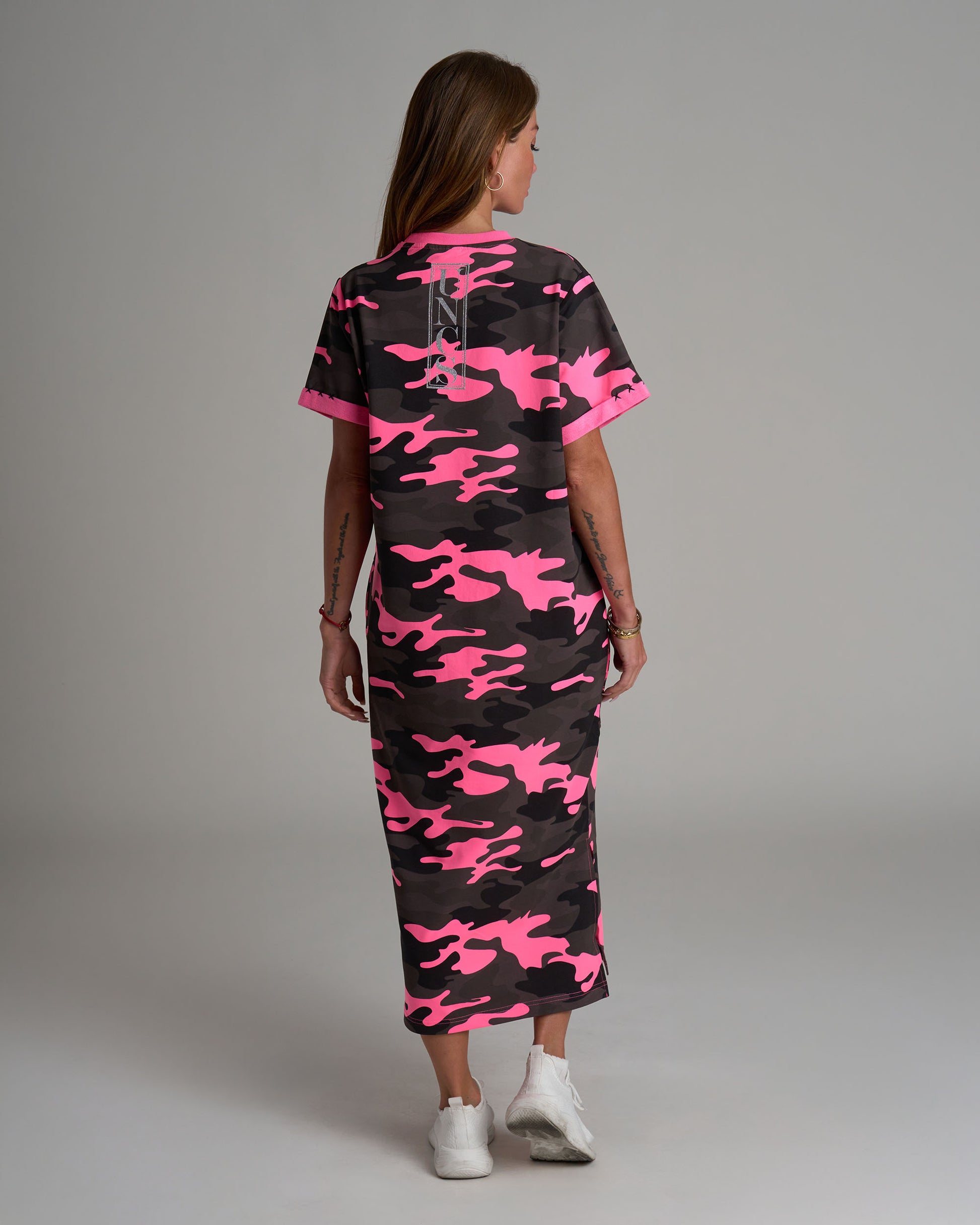 Dámské šaty JOANA - delší CAMOUFLAGE
