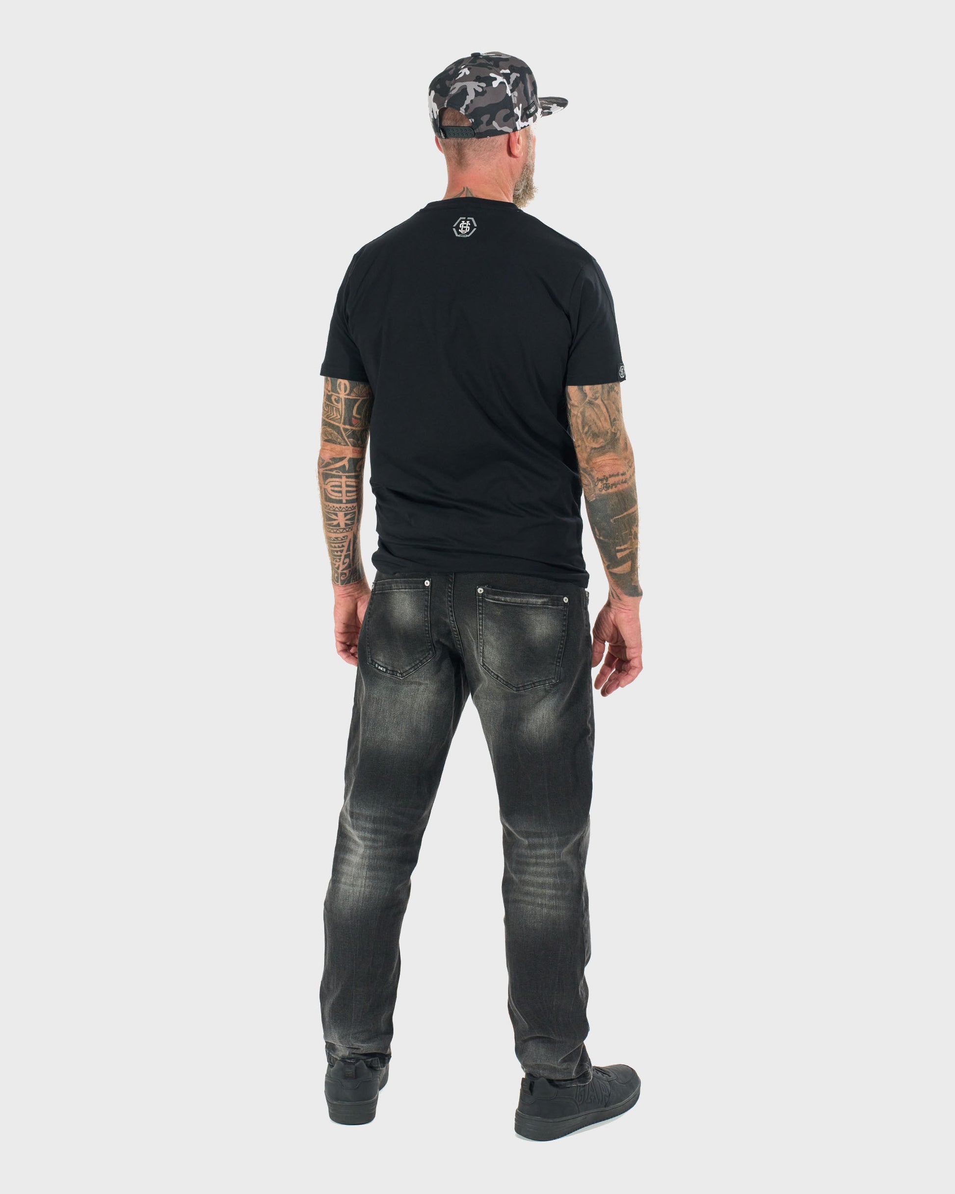 Pánské triko RODNEY III BLACK/GREY