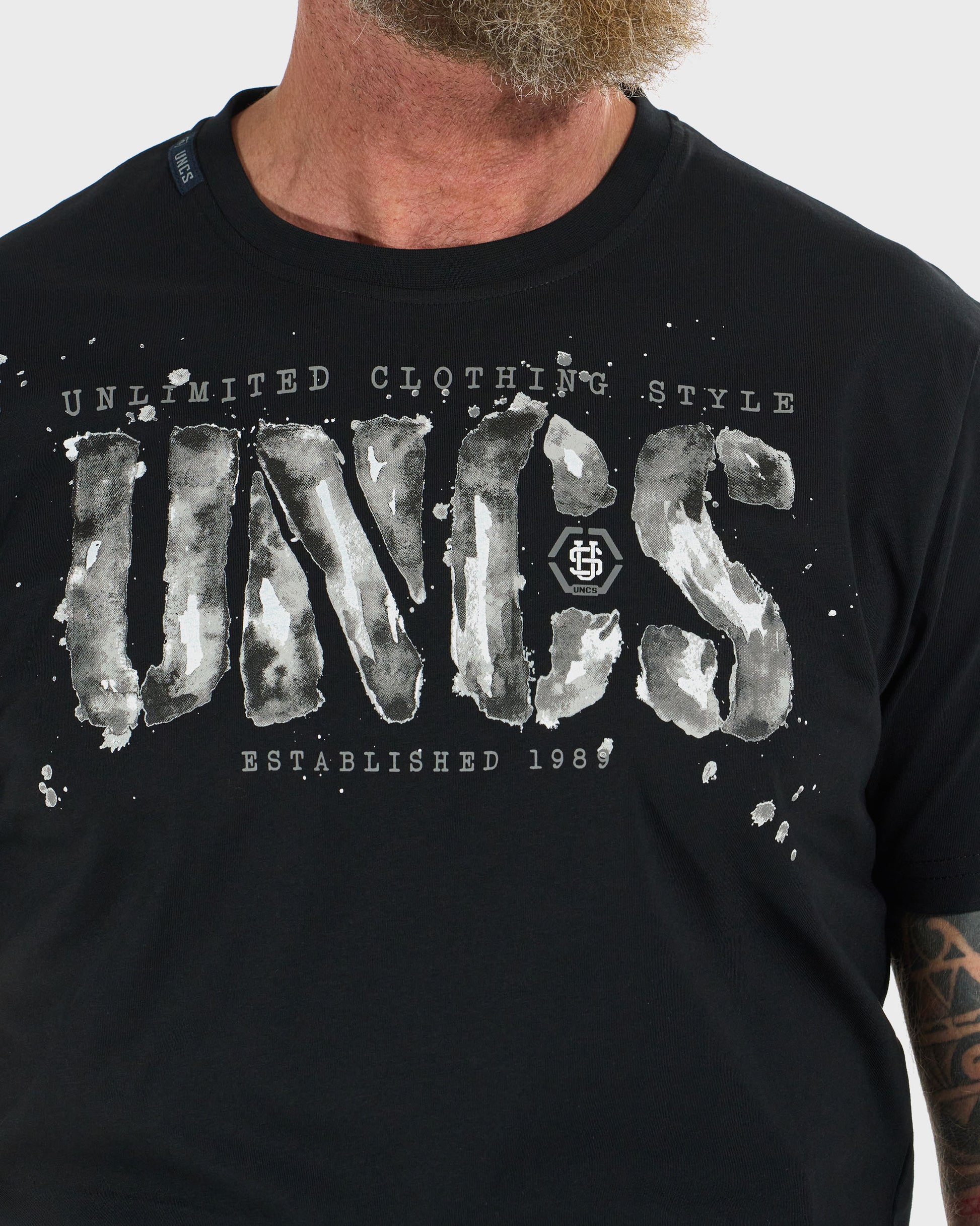 Pánské triko RODNEY III BLACK/GREY