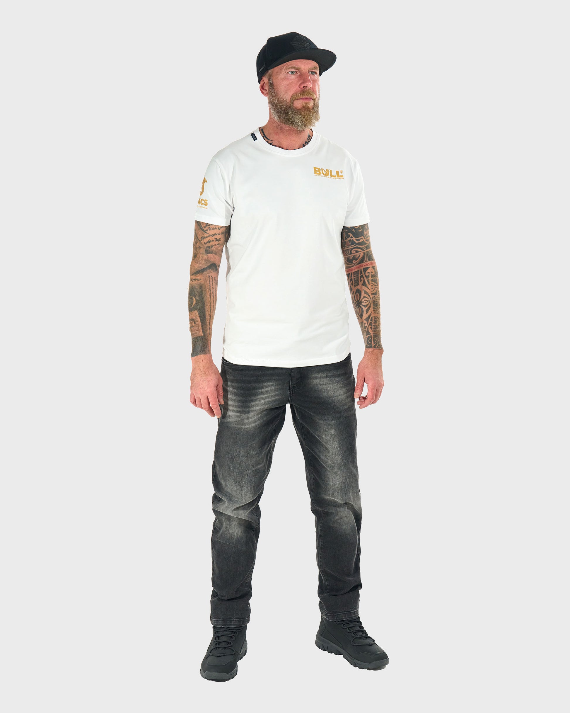Pánské triko BULL II WHITE
