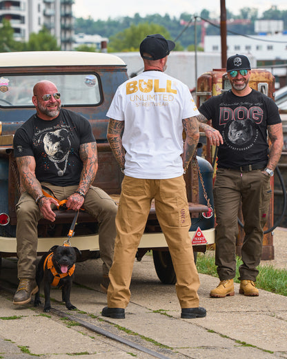 Pánské triko BULL II WHITE