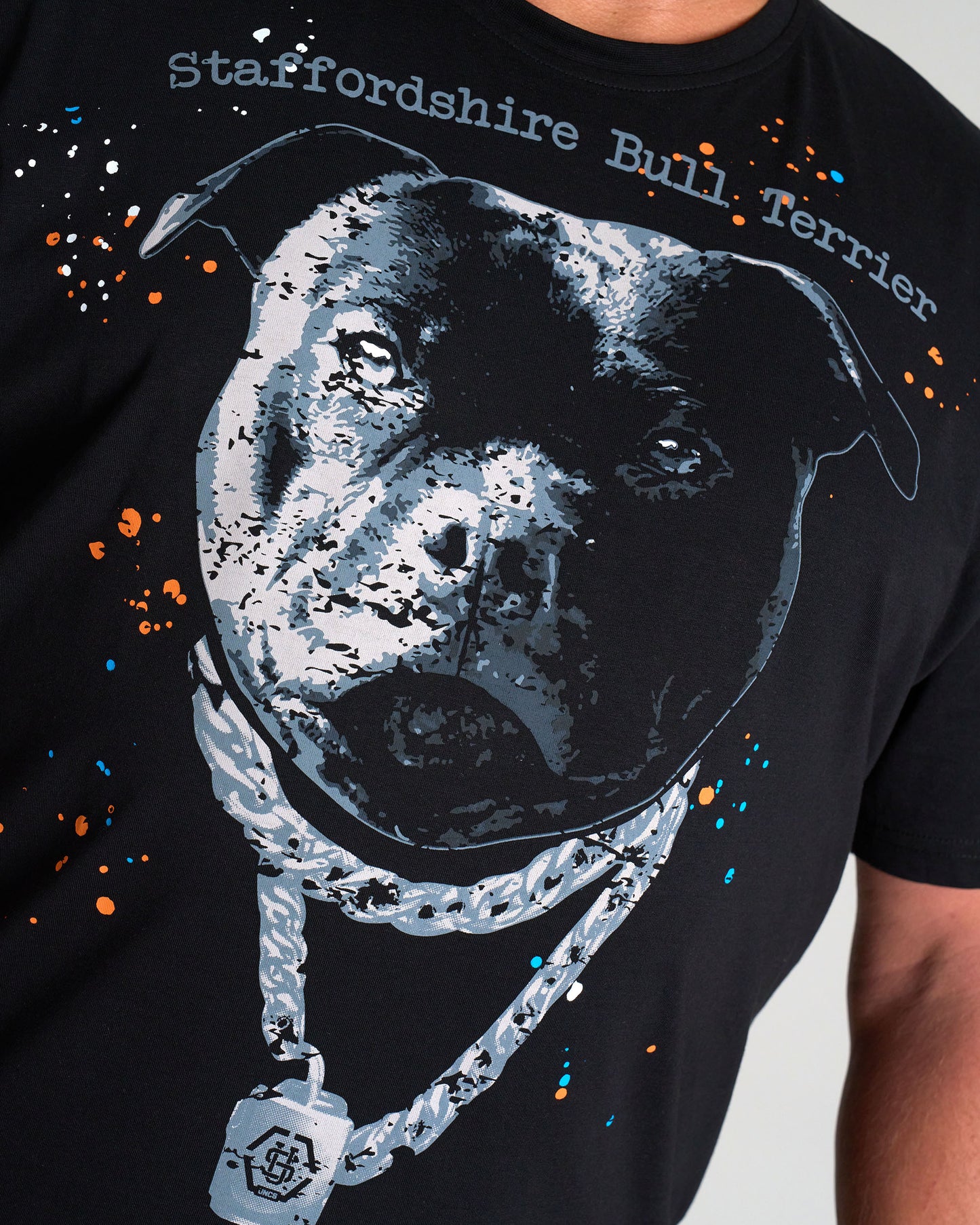 Pánské triko BULL TERRIER II BLACK