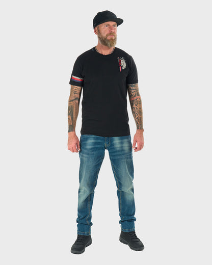 Pánské triko CZECH REPUBLIC III BLACK