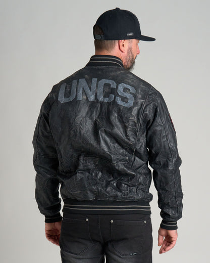 Pánská bunda kožená BIKER II BLACK