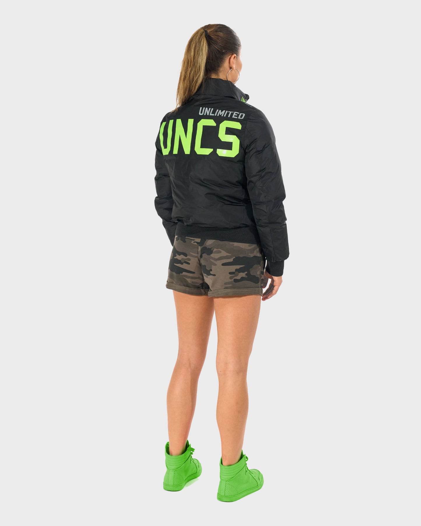 Dámská bunda JOANA BLACK/GREEN