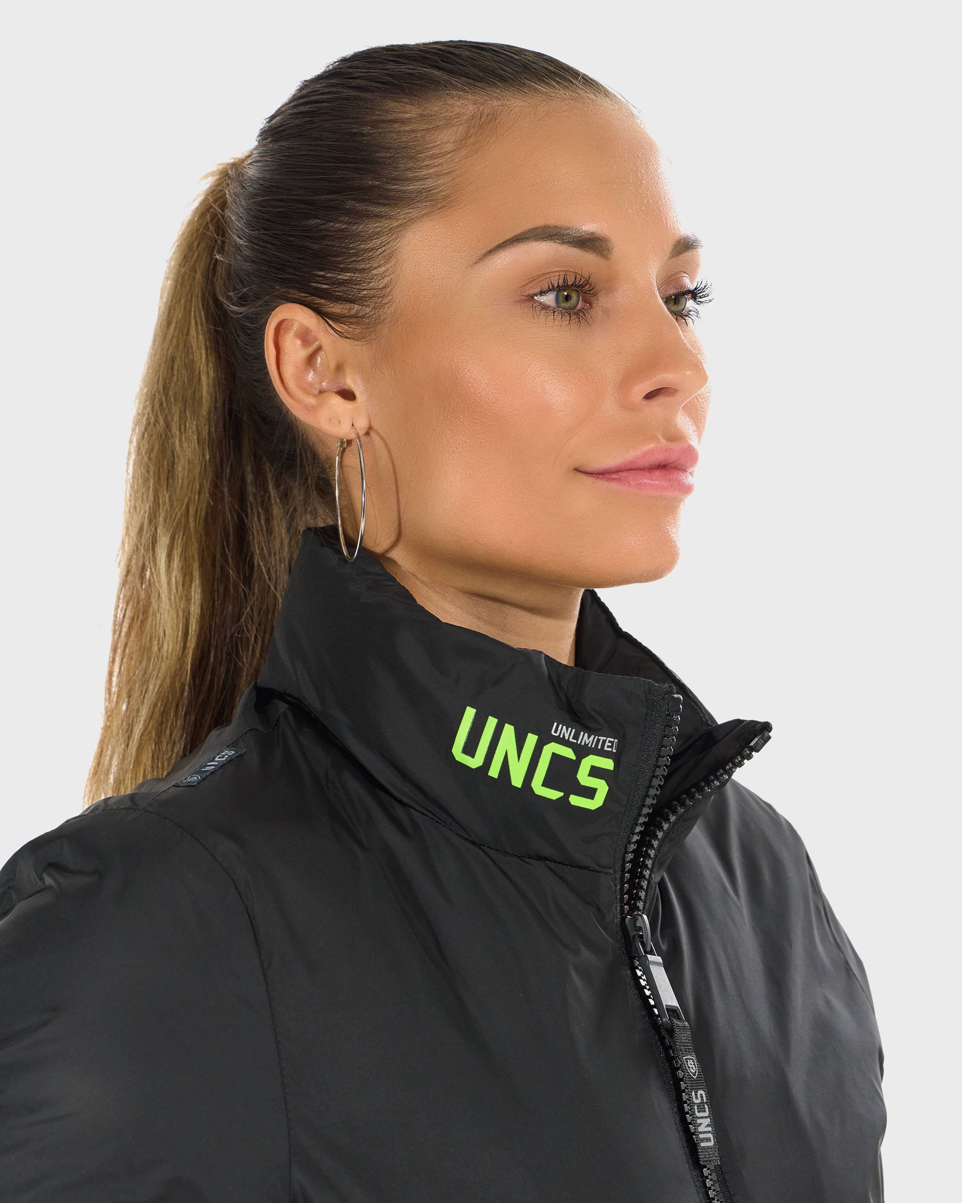 Dámská bunda JOANA BLACK/GREEN