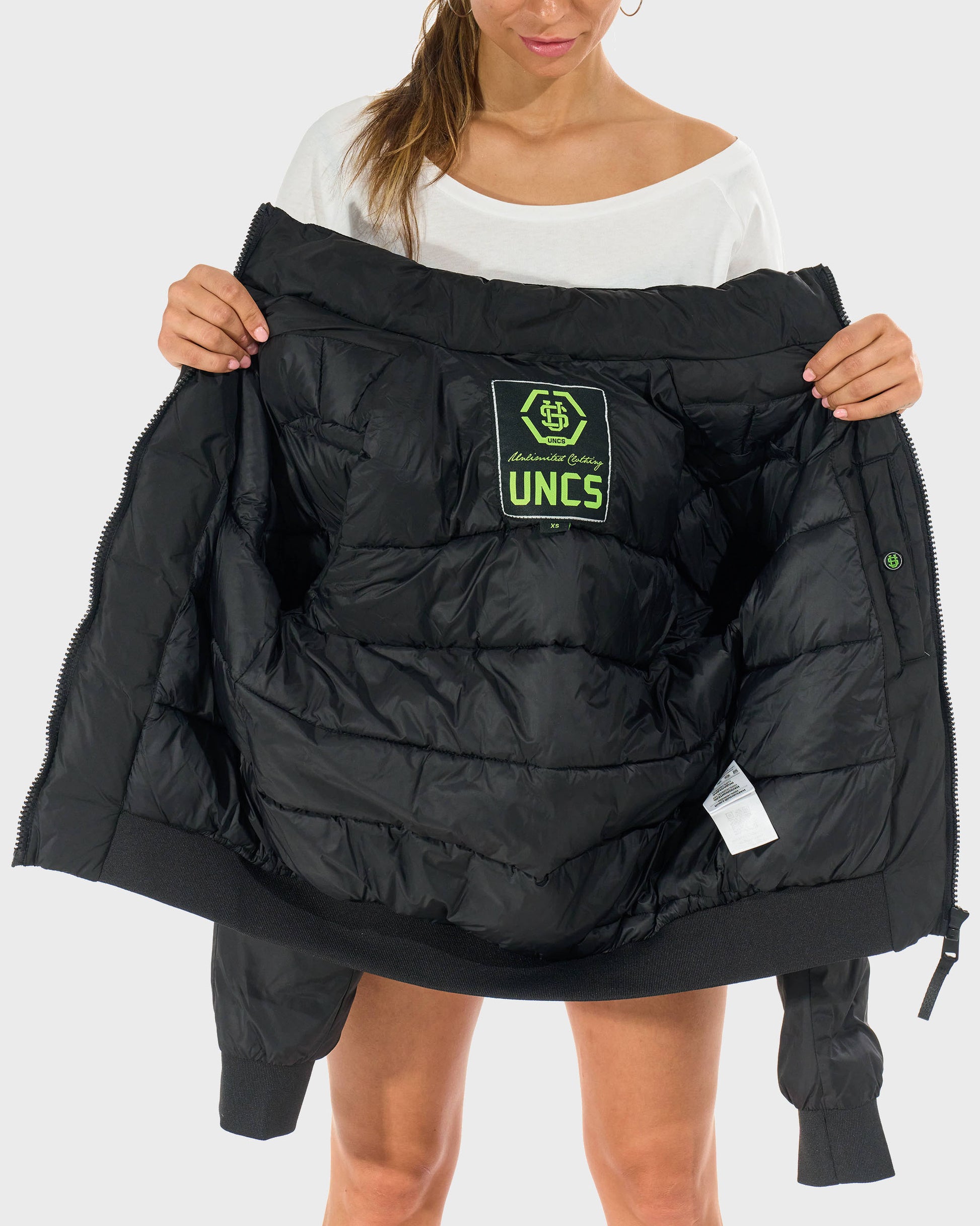 Dámská bunda JOANA BLACK/GREEN