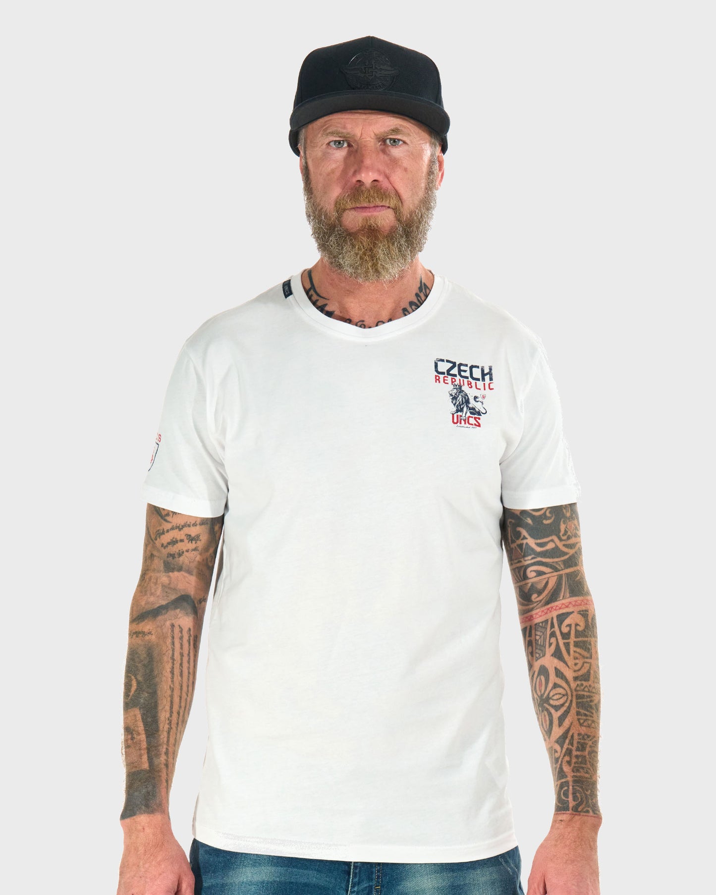 Pánské triko CZECH REPUBLIC WHITE