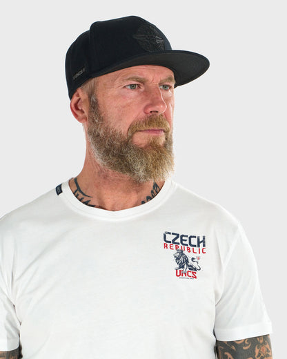 Pánské triko CZECH REPUBLIC WHITE