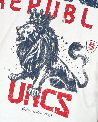 Pánské triko CZECH REPUBLIC WHITE