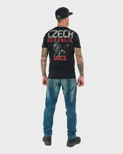 Pánské triko CZECH REPUBLIC BLACK