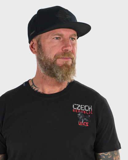 Pánské triko CZECH REPUBLIC BLACK
