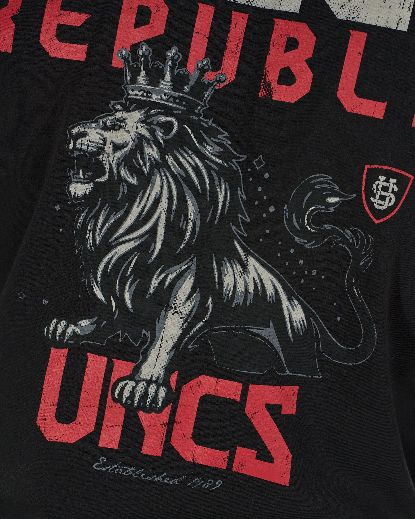 Pánské triko CZECH REPUBLIC BLACK