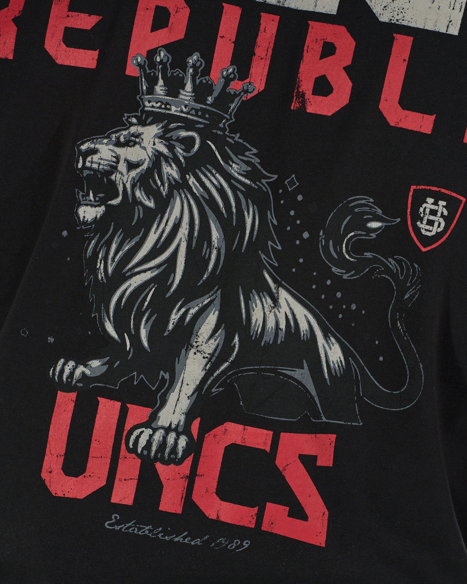 Pánské triko CZECH REPUBLIC BLACK