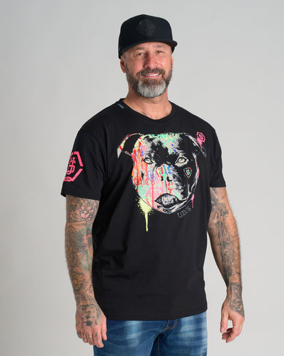 Pánské triko STAFFBULL III (Elastan) BLACK