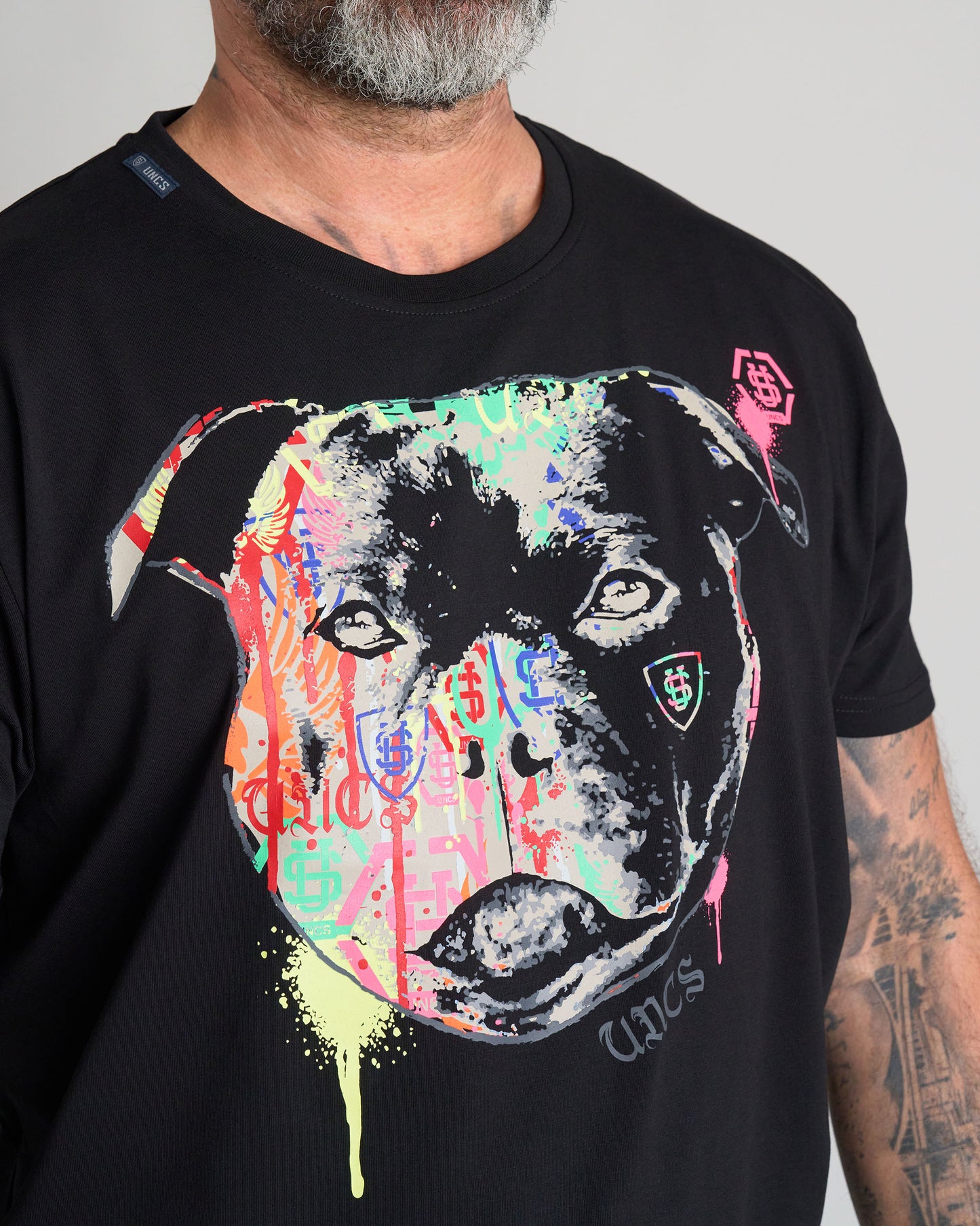 Pánské triko STAFFBULL III (Elastan) BLACK