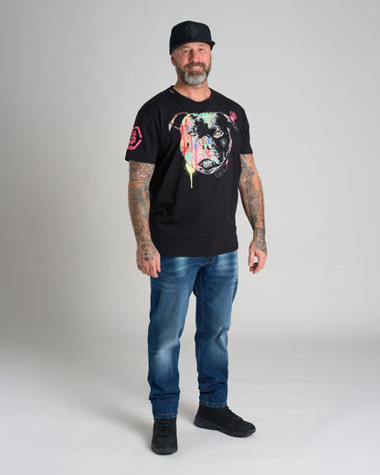 Pánské triko STAFFBULL III (Elastan) BLACK