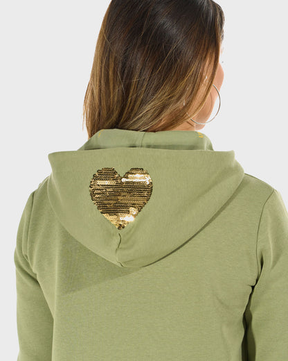 Dámská mikina GABRIELLE KHAKI